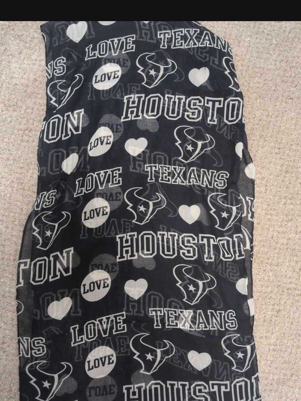Forever Collectibles Houston Texans Love Scarf